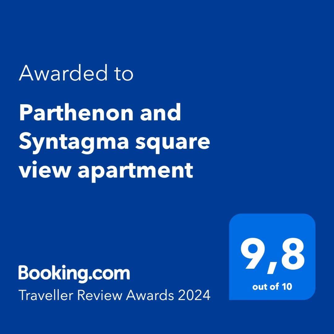Parthenon And Syntagma Square View Apartment Athens Exterior photo